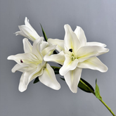 Retro oil painting gradient high-end imitation lilies - three pieces