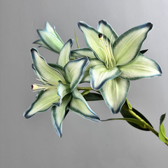 Retro oil painting gradient high-end imitation lilies - three pieces