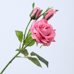 Two-bud hand-feel rose - 1 piece