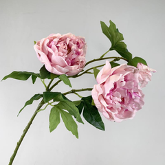 Fake Moisturizing and Rich Peony Flowers - 3 pieces