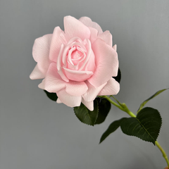 Single artificial flower moisturizing large rose