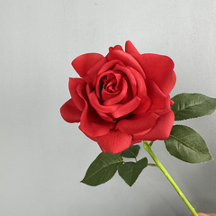 Single artificial flower moisturizing large rose