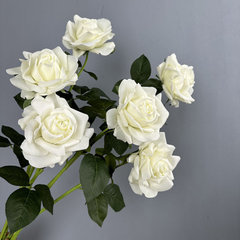Single artificial flower moisturizing large rose