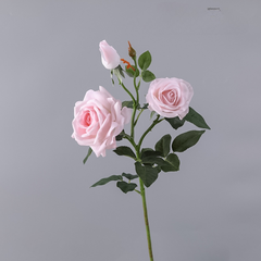 Artificial flower feel moisturizing concubine rose - 3 pieces