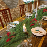 Real Touch Fake Christmas Garland