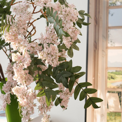 Pink Cream Artificial Lilac Flower