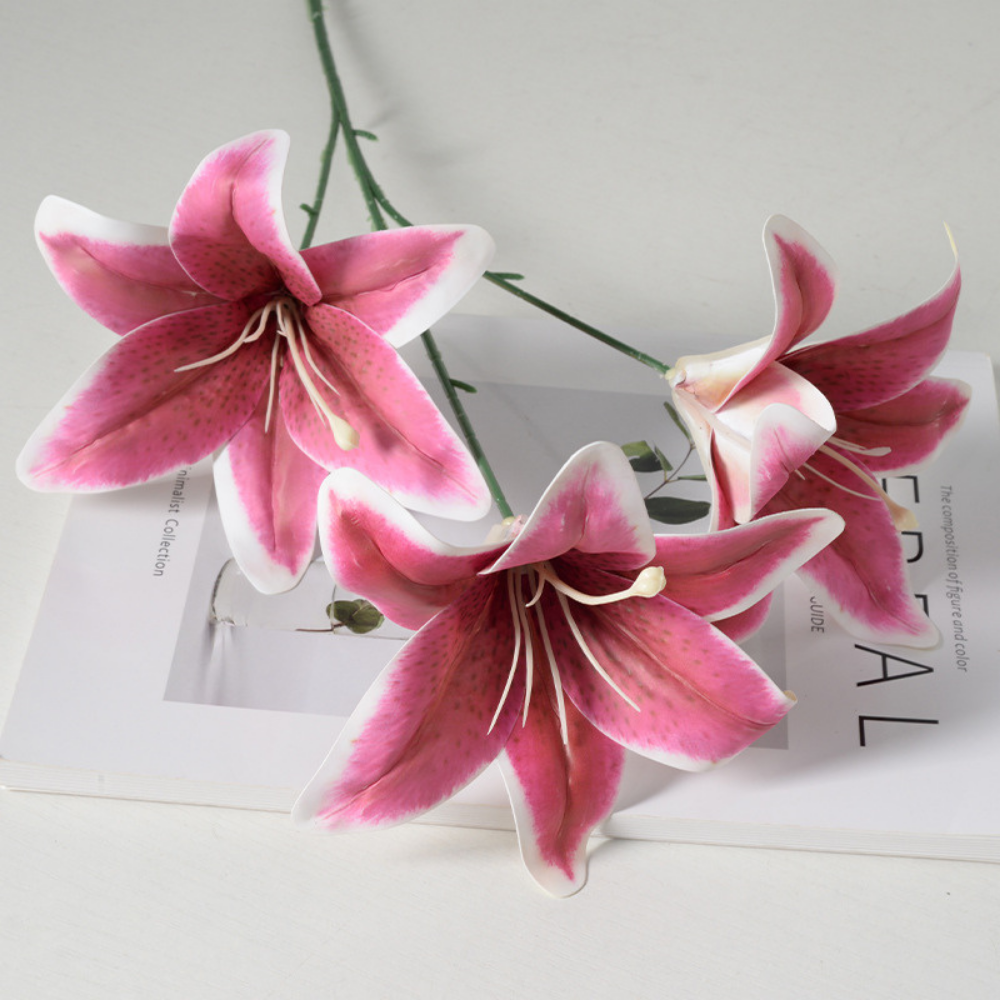 Adhesive Lilies - Three Bunches