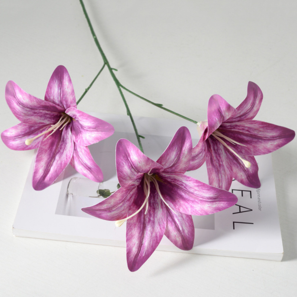 Adhesive Lilies - Three Bunches