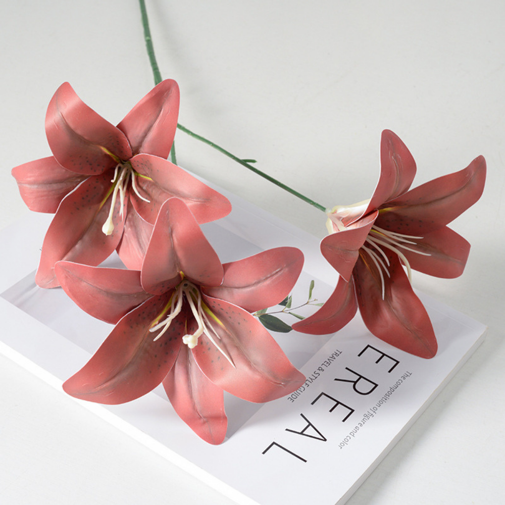 Adhesive Lilies - Three Bunches