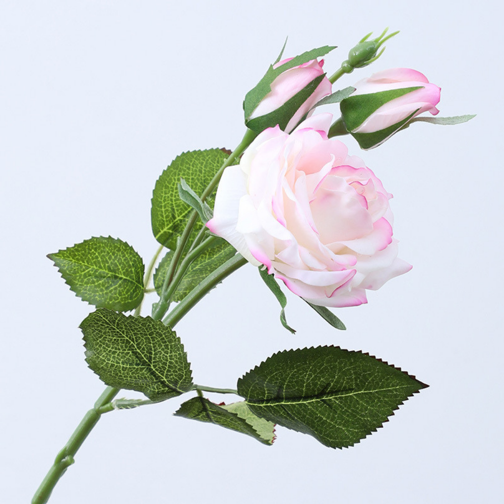 Two-bud hand-feel rose - 1 piece