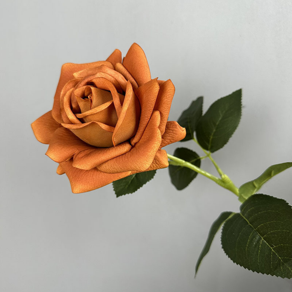 Single artificial flower moisturizing large rose