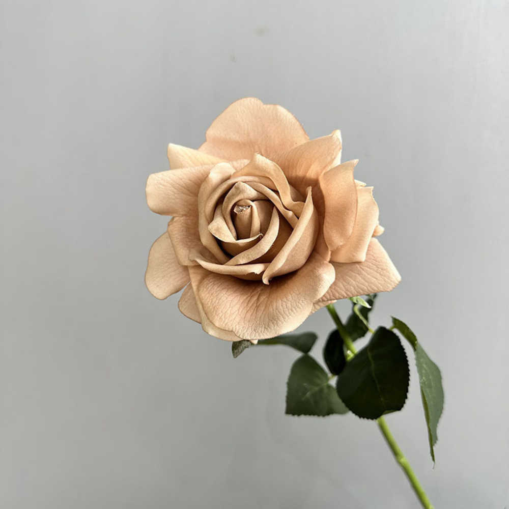 Single artificial flower moisturizing large rose