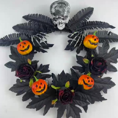 Halloween Artificial Wreath