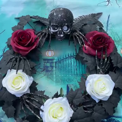 Halloween Artificial Wreath