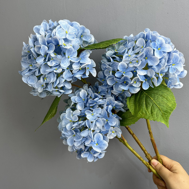 Faux Real Touch Snowballs Hydrangeas