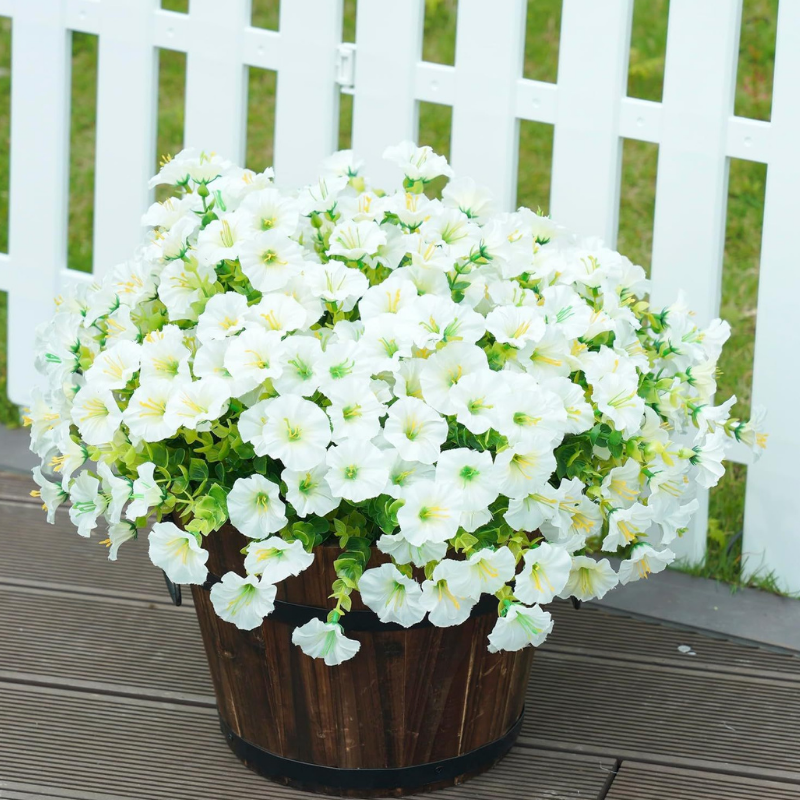 Real Touch Morning Glory Artificial Plant