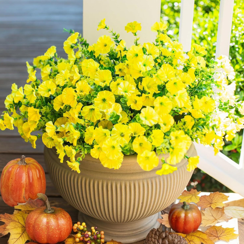 Real Touch Morning Glory Artificial Plant