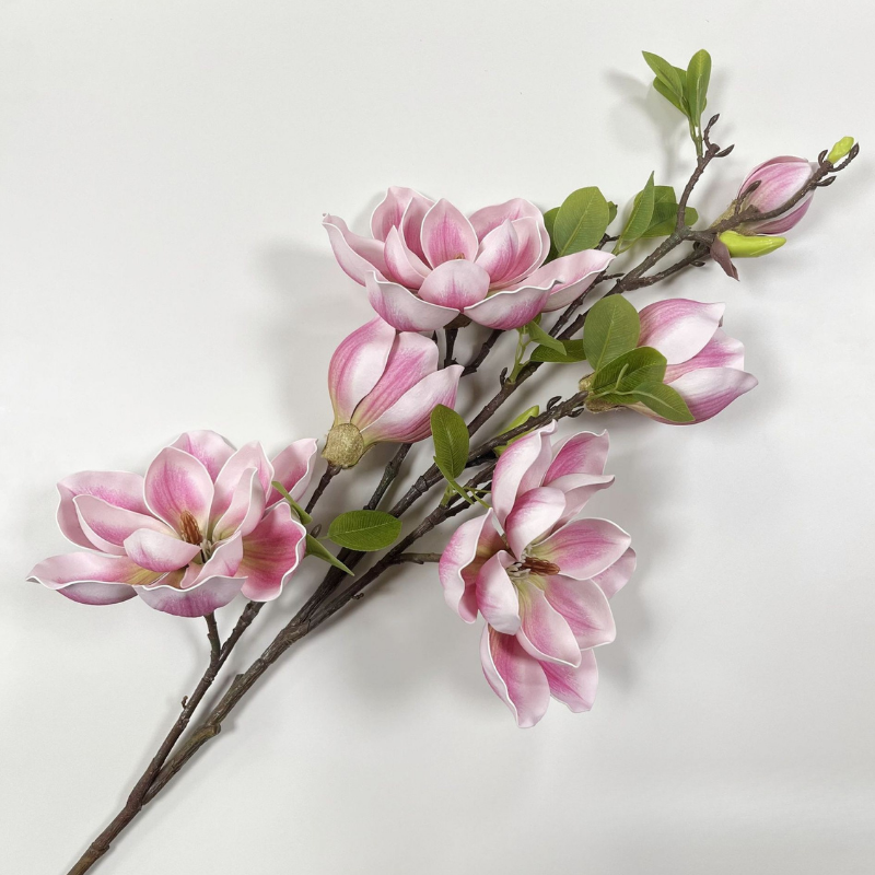 Artificial Magnolia Flower Branch