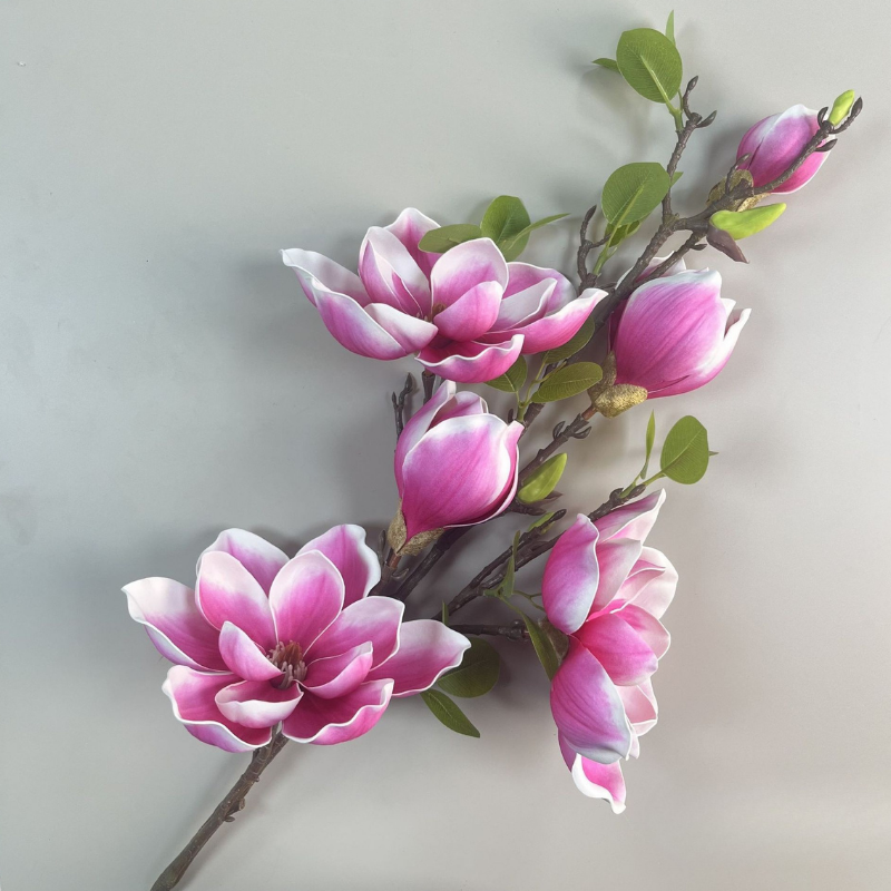 Artificial Magnolia Flower Branch