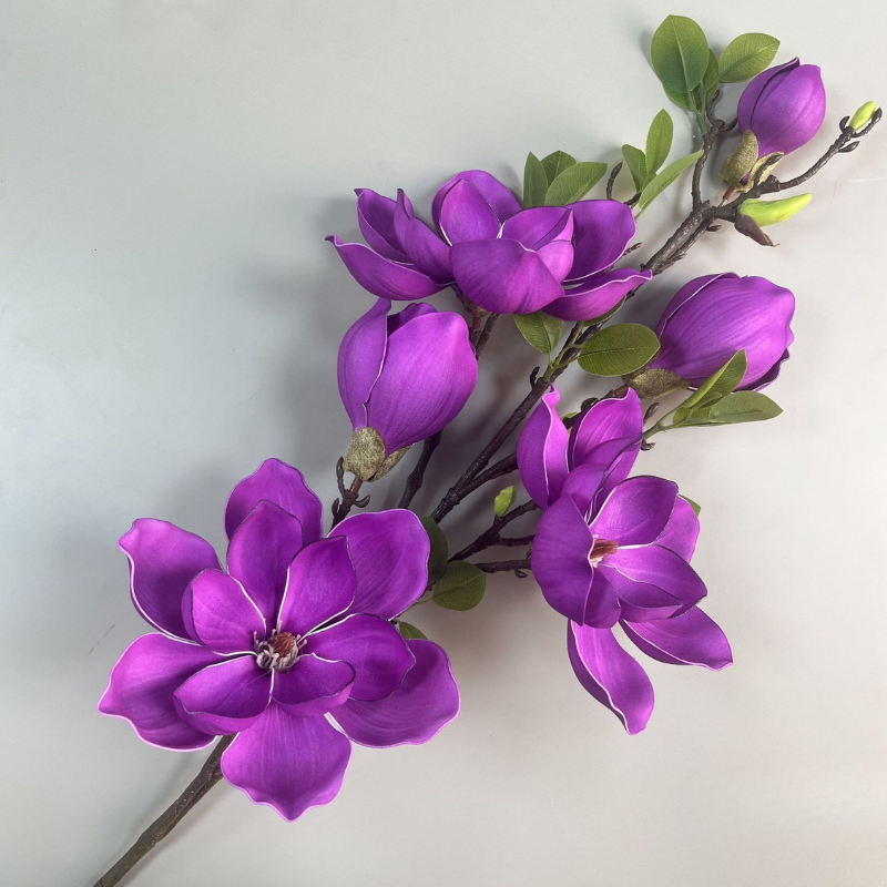 Artificial Magnolia Flower Branch