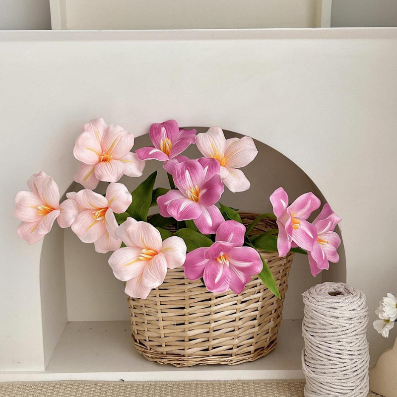 Elegant Forever Faux Blooming Tulips of 20