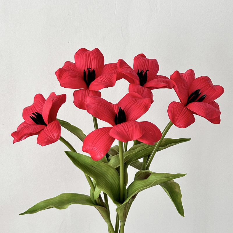 Elegant Forever Faux Blooming Tulips of 20