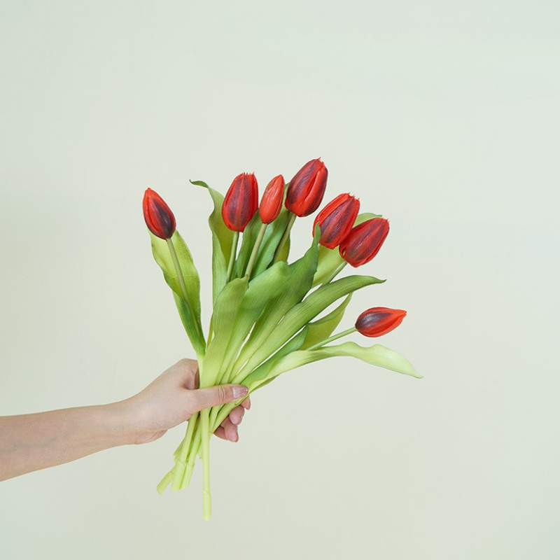 Fake Real Touch Tulip Flower